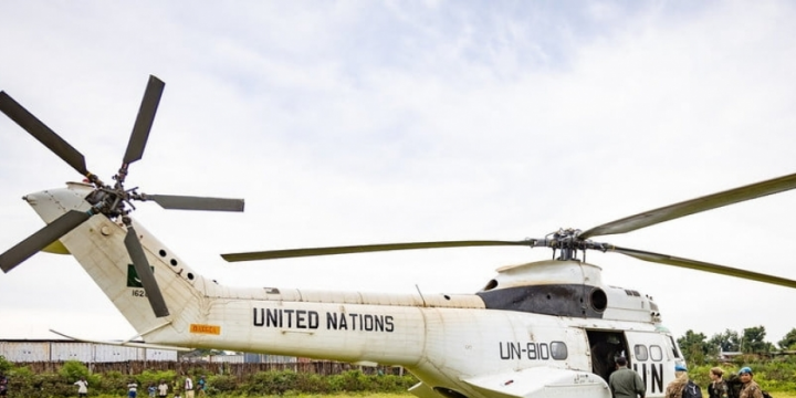 Rebels in DRC shoot at UN helicopter, injuring 2 South African peacekeepers on board: UN
