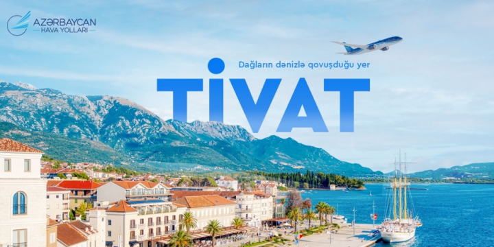 AZAL launches ticket sales for flights to Tivat