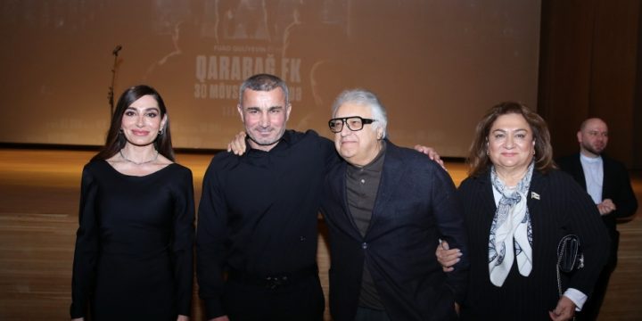 Heydər Əliyev Mərkəzində “Qarabağ FK – 30 mövsüm səfərdə” sənədli filminin təqdimatı olub