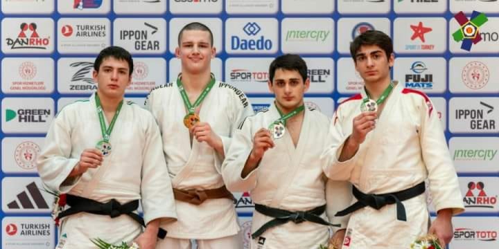 Azerbaijani judo team top medal table at Antalya Cadet European Cup 2024