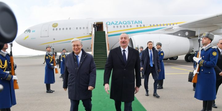 President of Kazakhstan Kassym-Jomart Tokayev, who is on state visit to Azerbaijan, arrived in Fuzuli district