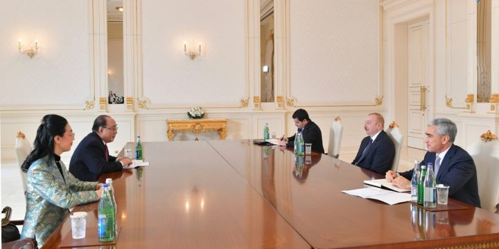 President Ilham Aliyev received Special Representative of Chinese Government on European Affairs