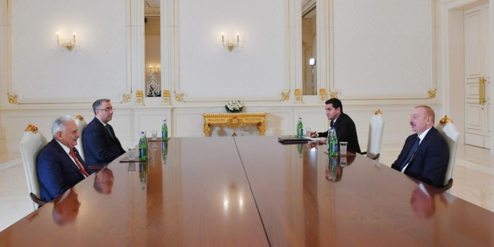 President Ilham Aliyev received Chairman of Council of Elders of Organization of Turkic States Binali Yıldırım