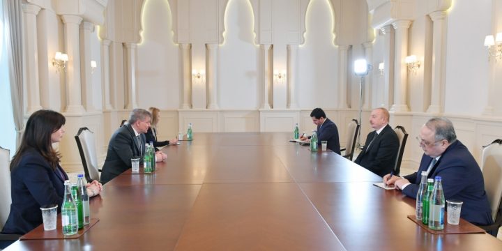 Prezident İlham Əliyev BMT Baş katibinin siyasət üzrə müavinini qəbul edib