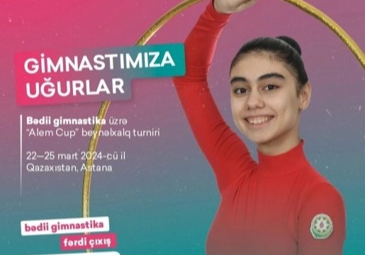 Azərbaycanın bədii gimnastları “Alem Cup” beynəlxalq turnirində iştirak edəcəklər