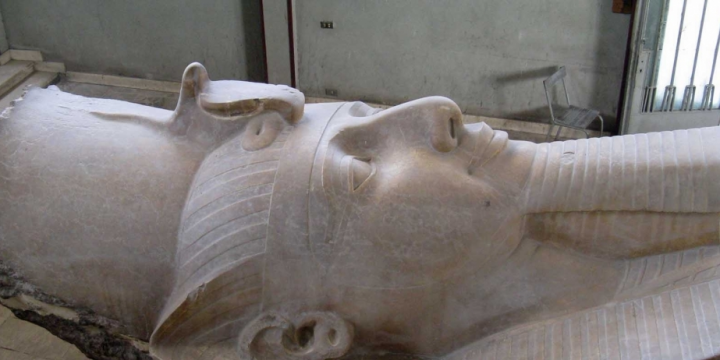 Archaeologists in Egypt unearth section of large Ramses II statue