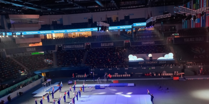 Bakıda idman gimnastikası üzrə Dünya Kubokunun açılış mərasimi olub