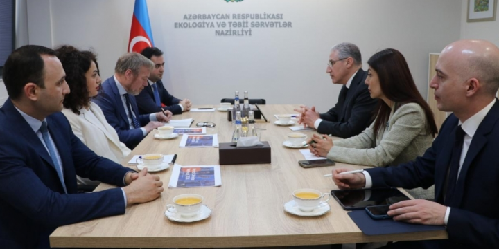 Azerbaijan’s Minister of Ecology, CEO of World Climate Foundation discuss preparatory process for COP29