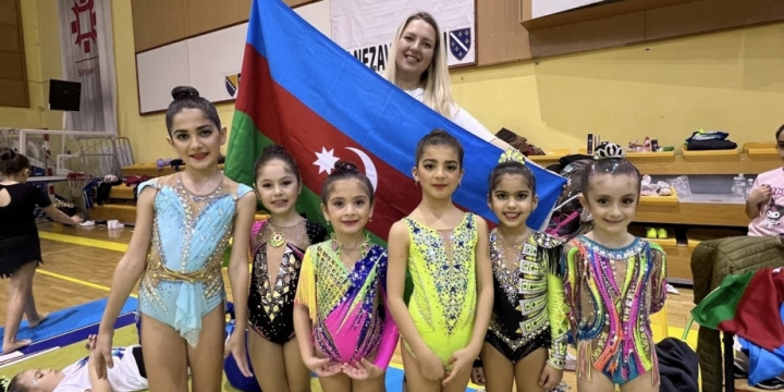 Azərbaycan gimnastları Sarayevoda beynəlxalq turnirdə medallar qazanıblar