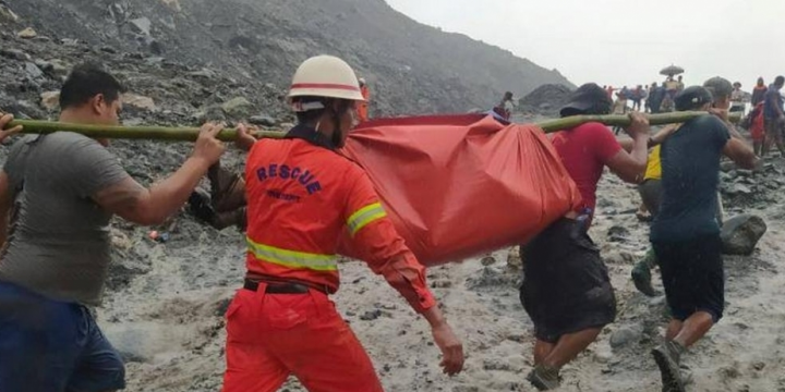 1 killed, 4 injured in jade mine collapse in northern Myanmar