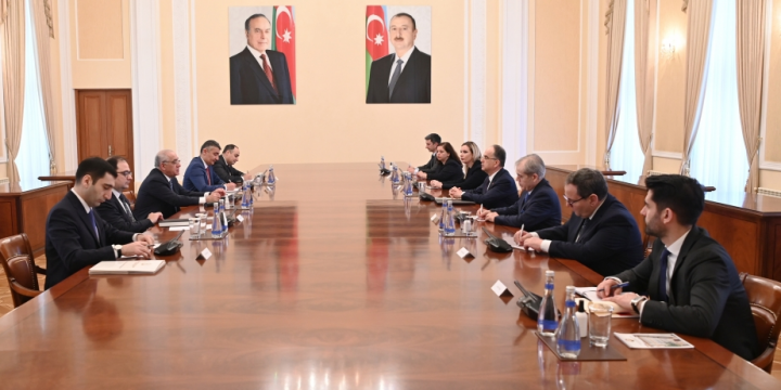 Prime Minister Ali Asadov meets with Albanian President