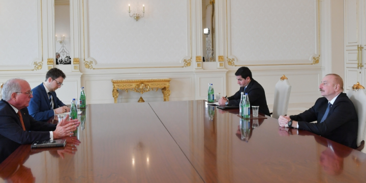 President Ilham Aliyev received President of Munich Security Conference Foundation Council Wolfgang Ischinger