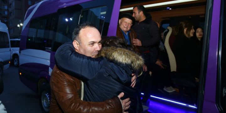 Füzuli şəhərinə daha 34 ailə yola salınıb