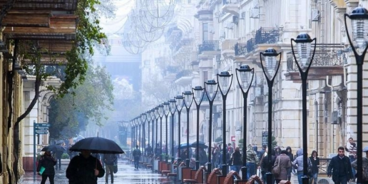 Yağıntılı hava şəraiti gün ərzində tədricən kəsiləcək