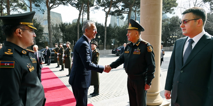 Azerbaijan’s Defense Minister meets with NATO Secretary General
