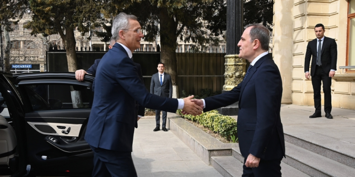 Azerbaijani FM meets with NATO Secretary General