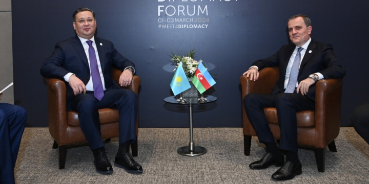 Azerbaijani FM meets with Kazakh counterpart in Antalya