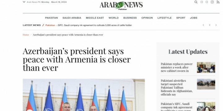 Azerbaijani President`s meeting with NATO Secretary General in spotlight of international media outlets