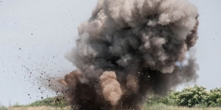 Landmine explosion injuries one in Aghdam