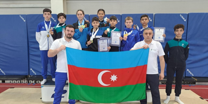 Azerbaijani gymnasts win gold medals in Kazakhstan