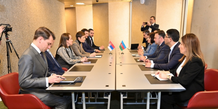 Speaker of Azerbaijan’s Parliament meets with Serbian counterpart