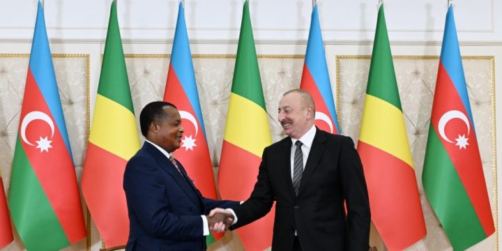 Azerbaijani and Congolese presidents made press statements