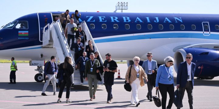 Beynəlxalq forumun iştirakçılarının işğaldan azad olunmuş ərazilərə səfəri başlayıb