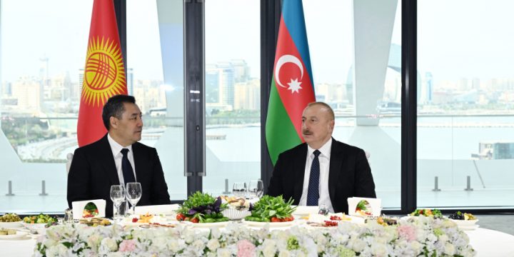 State reception was hosted in honor of President of Kyrgyzstan Sadyr Zhaparov