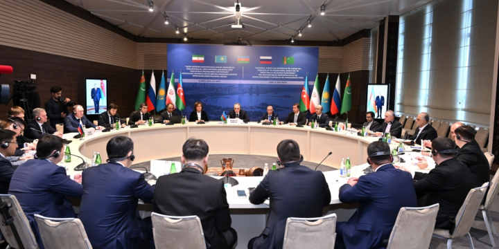 Five-sided meeting of representatives of Caspian littoral states’ Prosecutor General’s Offices gets underway in Baku