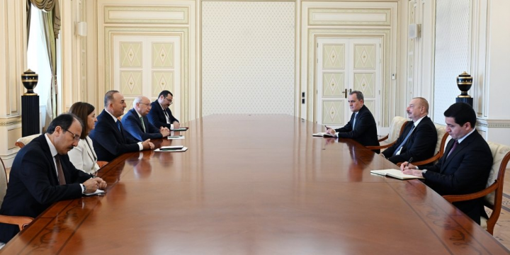 President Ilham Aliyev received member of Grand National Assembly of Türkiye Mevlüt Çavuşoğlu