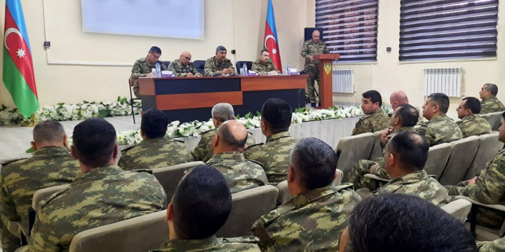 Final meetings on results of first quarter held in military units