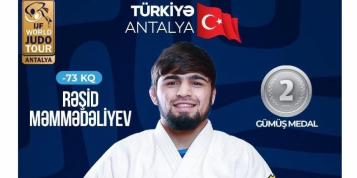 Antalya Grand Slam 2024: Azerbaijani judoka claims silver medal