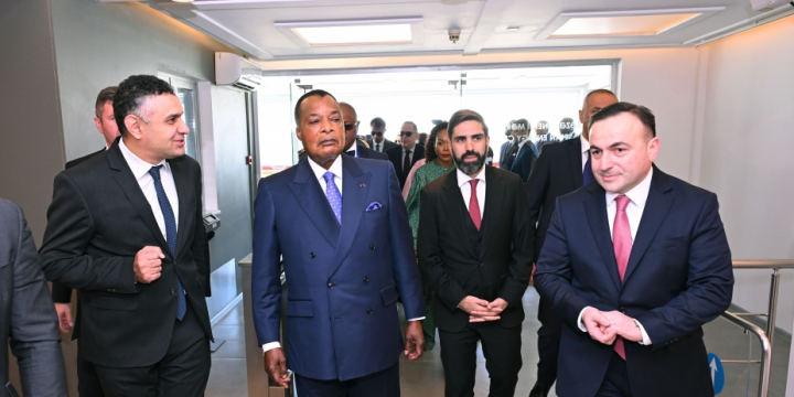 Congolese President Denis Sassou Nguesso visits Sangachal terminal