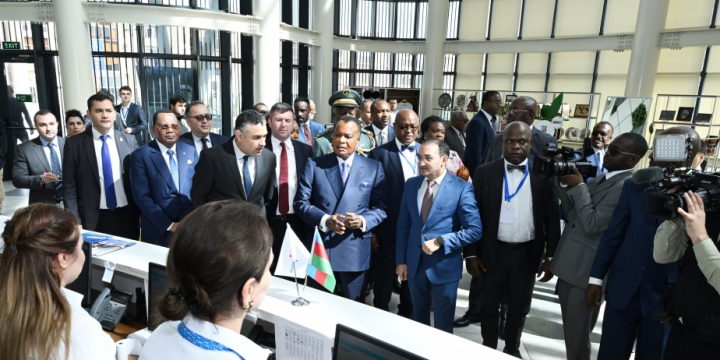 President of Congo visits “ASAN Xidmet” center in Baku