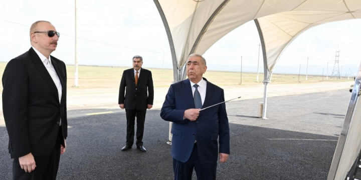 President Ilham Aliyev visited Hajigabul district