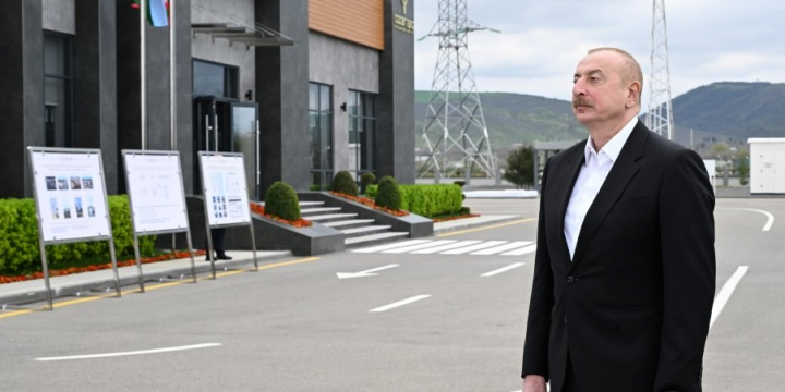 Prezident İlham Əliyev “Hacıalılı” elektrik yarımstansiyasının və Regional Təlim Mərkəzinin açılışında iştirak edib