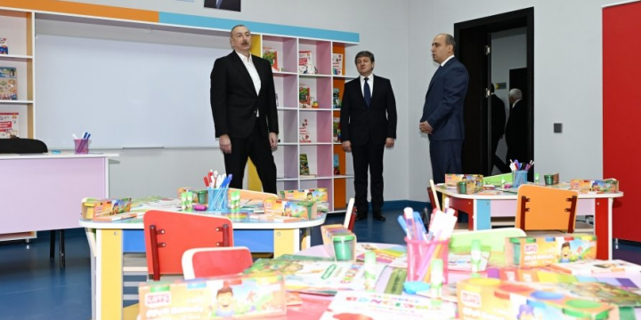New building of secondary school in Bum settlement of Gabala was inaugurated