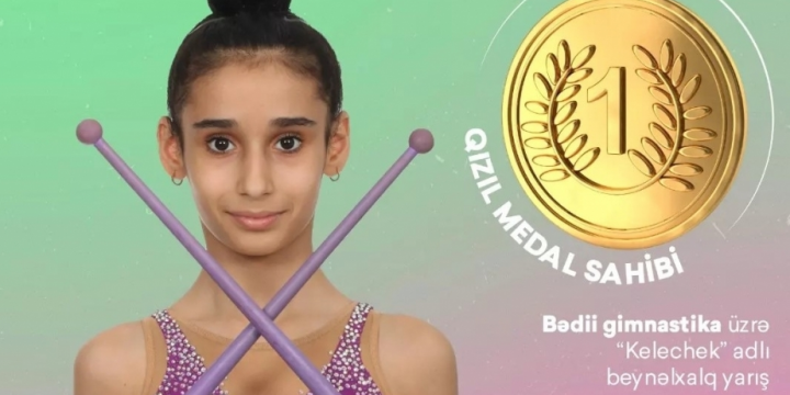 Azerbaijani female gymnasts claim seven golds in Bishkek tournament