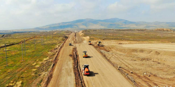 Əsgəran avtomobil yolunun inşasına başlanılıb