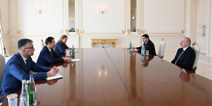President Ilham Aliyev received Secretary General of Conference on Interaction and Confidence Building in Asia
