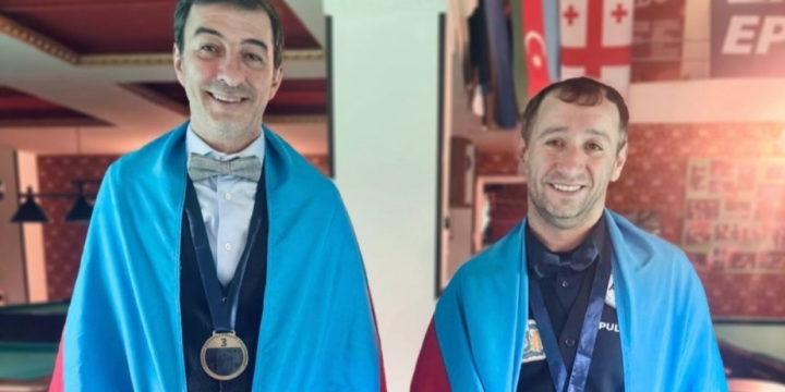 Azerbaijani pool player claims European championship title