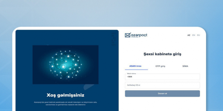 “Azərpoçt”un “İnternet bankçılıq” xidməti istifadəyə verilib