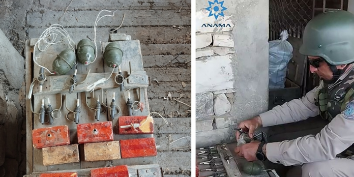 ANAMA: Large amount of military ammunition found at farm in liberated Khojavand district