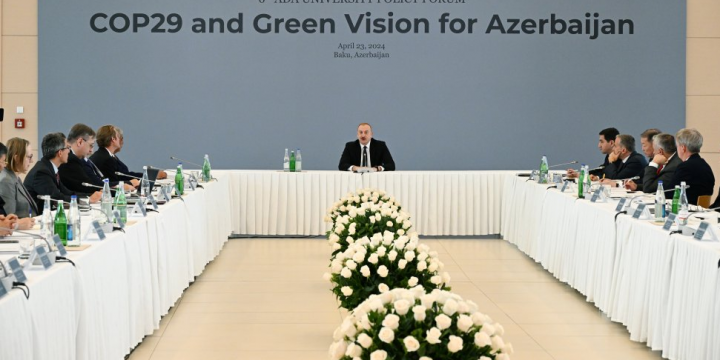 International forum themed “COP29 and Green Vision for Azerbaijan” was held at ADA University