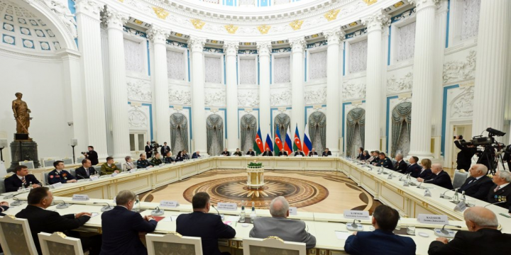 Joint meeting was held between Azerbaijani and Russian Presidents with railway veterans and workers on the occasion of the 50th anniversary of the Baikal-Amur Mainline