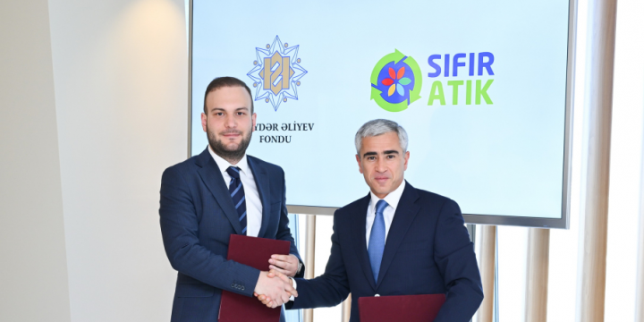 Heydar Aliyev Foundation, Türkiye’s Zero Waste Foundation sign Memorandum of Understanding