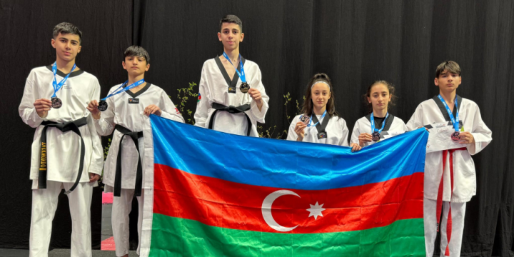 Azerbaijani taekwondo fighters shine at Presidents Cup Europe G2, taking six medals