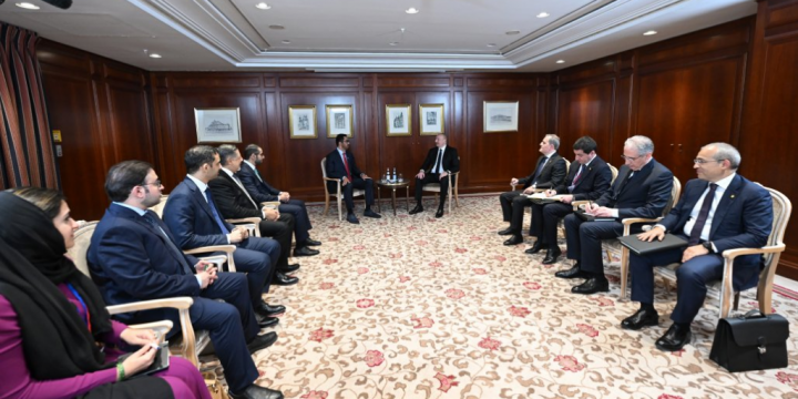 President Ilham Aliyev held meeting with UAE Minister of Industry and Advanced Technology