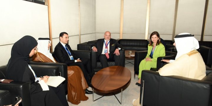 Mədəniyyət naziri İordaniya şahzadəsi və Səudiyyə Ərəbistanından olan həmkarı ilə görüşüb