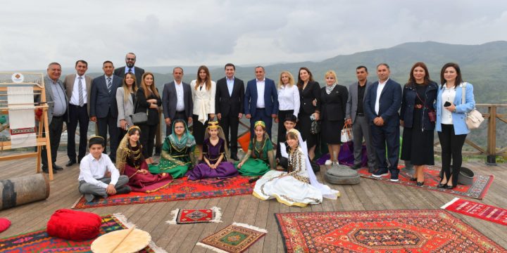 Azərbaycanda akkreditə olunmuş diplomatik korpus üzvlərinin Laçın şəhərinə səfəri başa çatıb